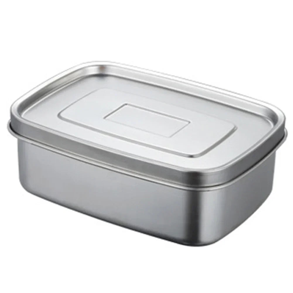 2-Layer Stainless Steel Bento Lunch Box – 1000 ml Insulated Food Container for School, Office & Kitchen