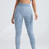V-Back Yoga Pants for Women – Seamless High Waist Push-Up Leggings, Scrunch Gym Tights for Fitness & Workout