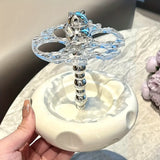 Acrylic Toothbrush & Mouthwash Cup Holder – Freestanding Bathroom Organizer (No Power Needed)