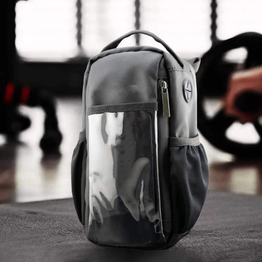 Magnetic gym sling crossbody bag – lightweight sports organizer with water bottle holder for men & women gym accessories