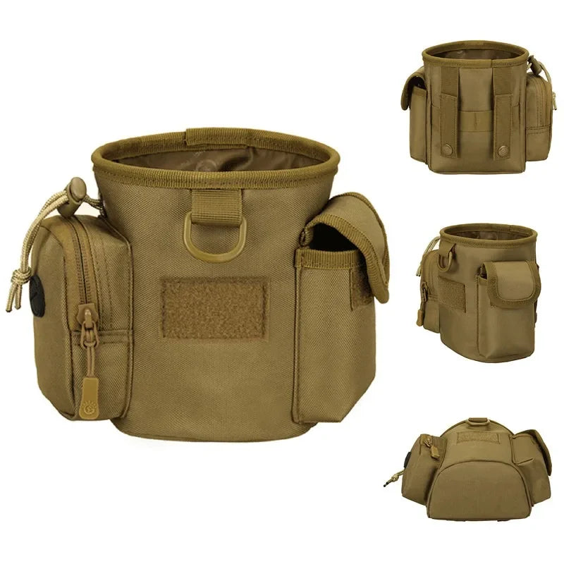 Portable Dog Treat Bag – Outdoor Training & Feeding Pouch with Waist Strap for Trainers and Pet Owners