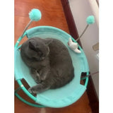 Petide Cat Mesh Hammock – Breathable Indoor Cat Bed with Cushion, Space-Saving Hanging Design for Comfortable Lounging