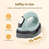 HTVRONT 2nd Gen Portable MINI Heat Press Machine DIY Auto Easy Heating Transfer Iron On HTV for Clothes Bags Shoes Hat T-shirts - PulinGO
