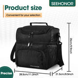 Double-Layer Ice Packs – Large Capacity, Easy-Clean, Heat-Insulated Travel & Picnic Cooler Pack