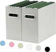 Collapsible File Organizer Box – 2-Pack Portable Storage with Handle for Office & Home (Pink) 📁