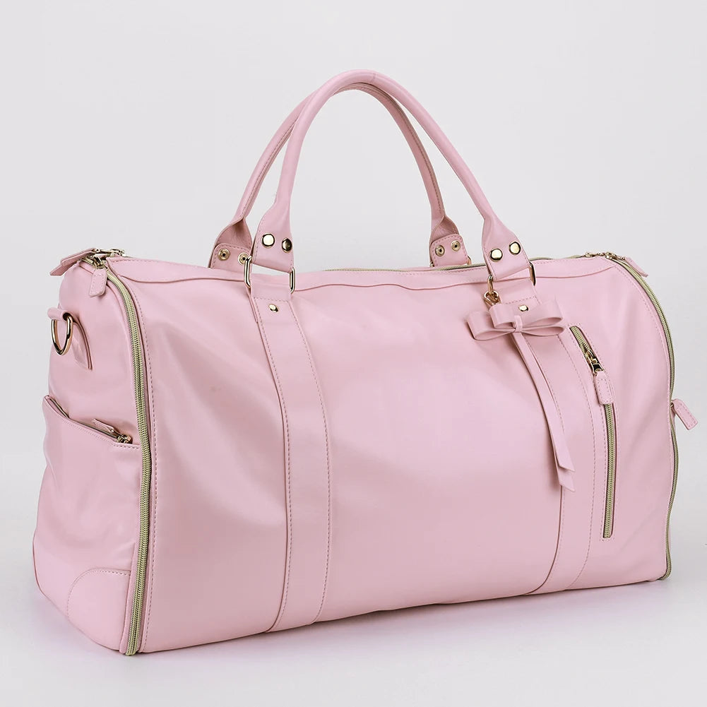 Convertible travel garment duffle bag – large-capacity suit bag with multi-pockets, carry-on design for business trips