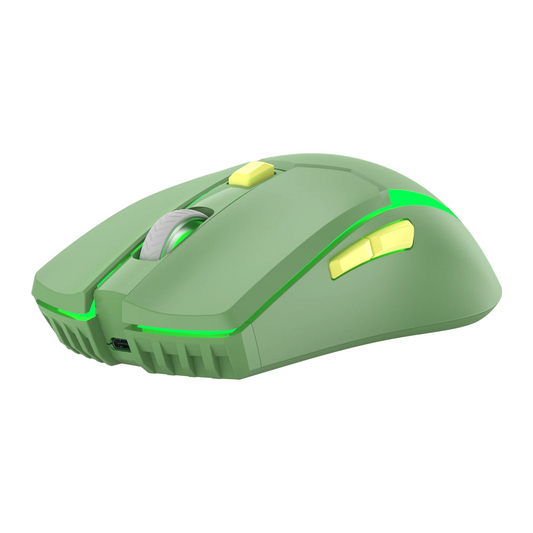 Fantech WGC2 Wireless Gaming Mouse – Ergonomic Medium-Size RGB Mouse with Fast Charging & Hand Grip Design for PC & Laptop