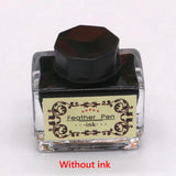 ✒️ Retro Vintage Calligraphy Feather Dip Pen Set – Quill Fountain Pen with Ink for Writing, Crafts & Gifts