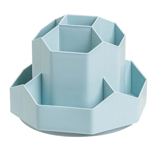 360° Rotating 9-Slot Desktop Stationery Organizer – Pen & Pencil Stand