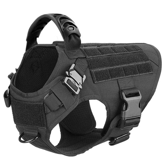Large Dog Harness & Leash Set – Training & Walking Vest with Collar for German Shepherd, Malinois & Medium/Large Dogs