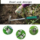 Heavy-Duty Weed Puller Tool – Manganese Steel Hand Weeder for Garden & Soil Uprooting