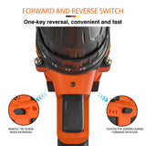 45 Nm Cordless Drill Kit with 2 Batteries – 25+1 Torque Electric Drill / Screwdriver / Impact Driver (29-Piece Set)