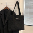 Women’s Corduroy Handbag – Large Capacity Satchel Shopping Bag (Multifunctional)