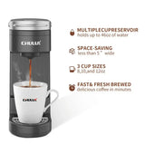 3-in-1 Single Serve Coffee Maker – K-Cup, Ground Coffee & Tea Brewer