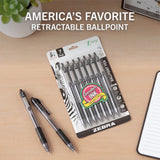 Retractable Ballpoint Pens – 3-Pack (7 Pens Each) 1.0mm Black Ink Smooth Writing with Soft Grip 🖊️