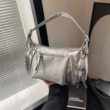 Women’s Soft PU Leather Under-Arm Hobo Bag – Multi-Pocket Tote for Work, Shopping & Travel