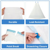 Biokats XXL Cat Litter Waste Bags – 4 Rolls (60 Count) Drawstring Liners for Self‑Cleaning Boxes