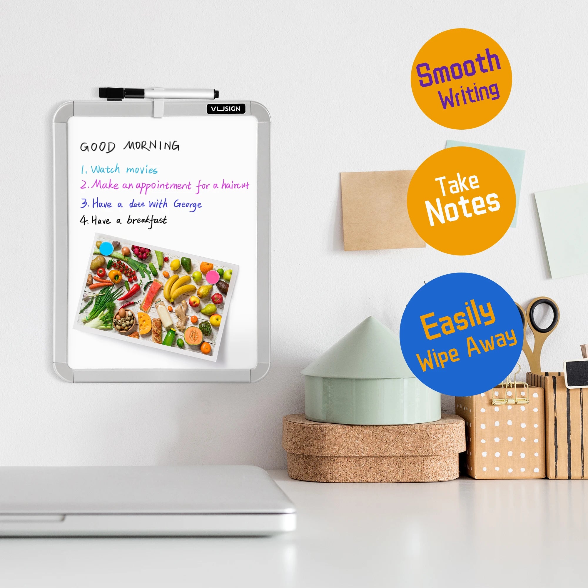 2-Pack 8.5×11 Portable Whiteboards – Reusable Dry Erase Boards for Home, Office & Classroom 🧲🖊️