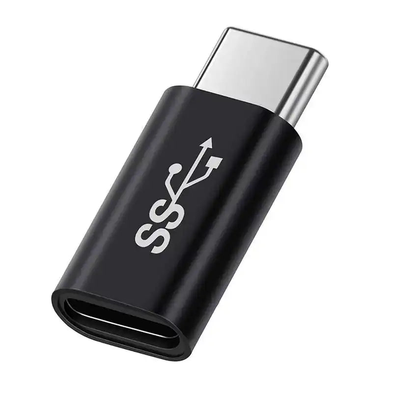 Type-C Male to Female Adapter USB-C Converter for Phone & Tablet Devices