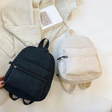 Women’s Mini Backpack — Solid Color Casual Small School & Travel Bookbag (2023)