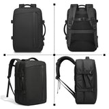 Multifunctional Waterproof 15.6" Laptop Backpack with USB Charging for Business Travel