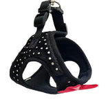 Soft Breathable Dog Chest Harness Vest – Small Diamond Decoration with Collar, Leash & Adjustable Chest Strap