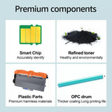 High-Yield Brother TN-750 Black Toner (8,000 Pages) + DR-720 Drum Unit (30,000 Pages) Combo