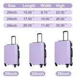 Travelhouse 20″ Carry-On Hardside Suitcase – Lightweight Spinner Wheels Travel Luggage