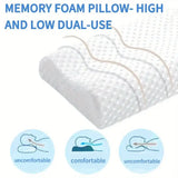 Height-Adjustable Memory Foam Pillow for All Sleep Positions – Medical-Grade Cervical Support