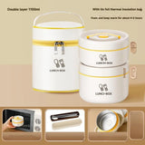 Premium 316 Stainless Steel Insulated Lunch Box with Leak-Proof Compartments for Work, School & Travel