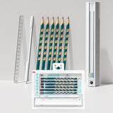 NBX Multi-Function Cute Pencil Box Hexagonal Standing Pen Holder Set – Stationery Organizer & Student Gift 🎁