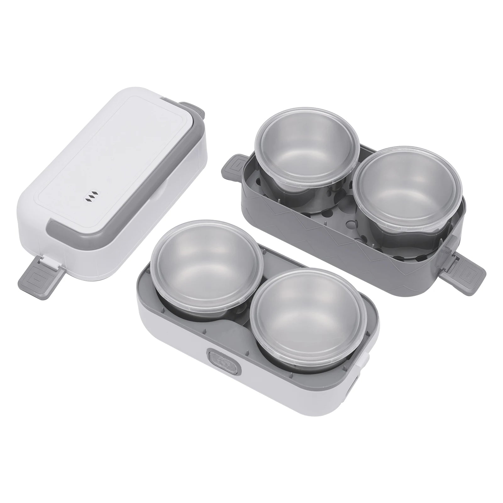 200 W Portable Food Insulated Electric Lunch Box – Double Layer Heating Container for Office, Travel & Home