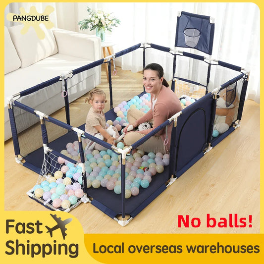 Pangdube Baby Playpen – Safe Activity Fence Playground for Children, Indoor/Outdoor Baby Games Park for 6 Months to 6 Years