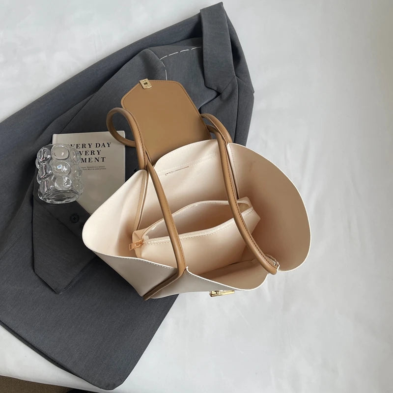 Women Fashion Shoulder Bag Large Capacity Luxury Tote Bag Adjustable Strap Work Handheld Bag Ladies Commute Bag