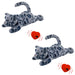 Blue cat 2pcs