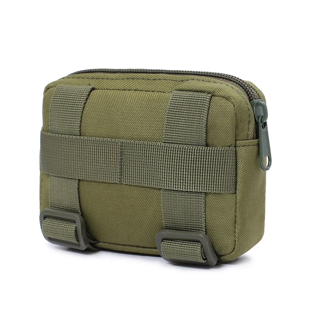 MOLLE Mini Waist Bag – Tactical Multi-Pocket Organizer Pouch for Hunting, Travel & Outdoor Gear 🎯🎒