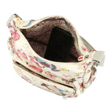 2025 Floral Multi-Pocket Waterproof Women’s Crossbody Bag – Lightweight Shoulder Messenger Handbag for Daily Use
