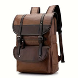 Extra Large Waterproof PU Casual Backpack – Multifunctional Outdoor & Travel Bag for Men