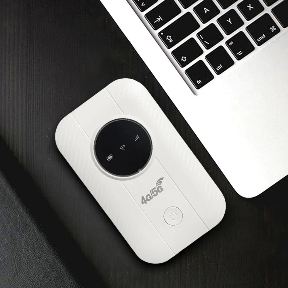 150Mbps 4G LTE Portable WiFi Router – Pocket Wireless Hotspot with SIM Card Slot & 3600mAh Battery for Wide Coverage