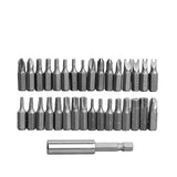 33-Piece Security Bit Set with Magnetic Extension Holder — Tamper-Proof Torx, Hex, Spanner, Tri-Wing & Star Bits 🔧