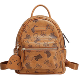 Toutou Brown Fashion Backpack for Women – Large Capacity Japanese & Korean Style Student Travel Bag