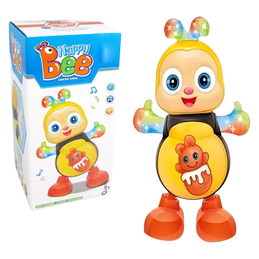 Cartoon Musical Dancing Toy – Educational Preschool Learning Toy with Music & Lights, Interactive Gift for Kids, Boys & Girls