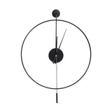 Modern Hollow Design Wall Clock – Silent Quartz Metal Clock with Durable Iron Frame for Home or Office Décor