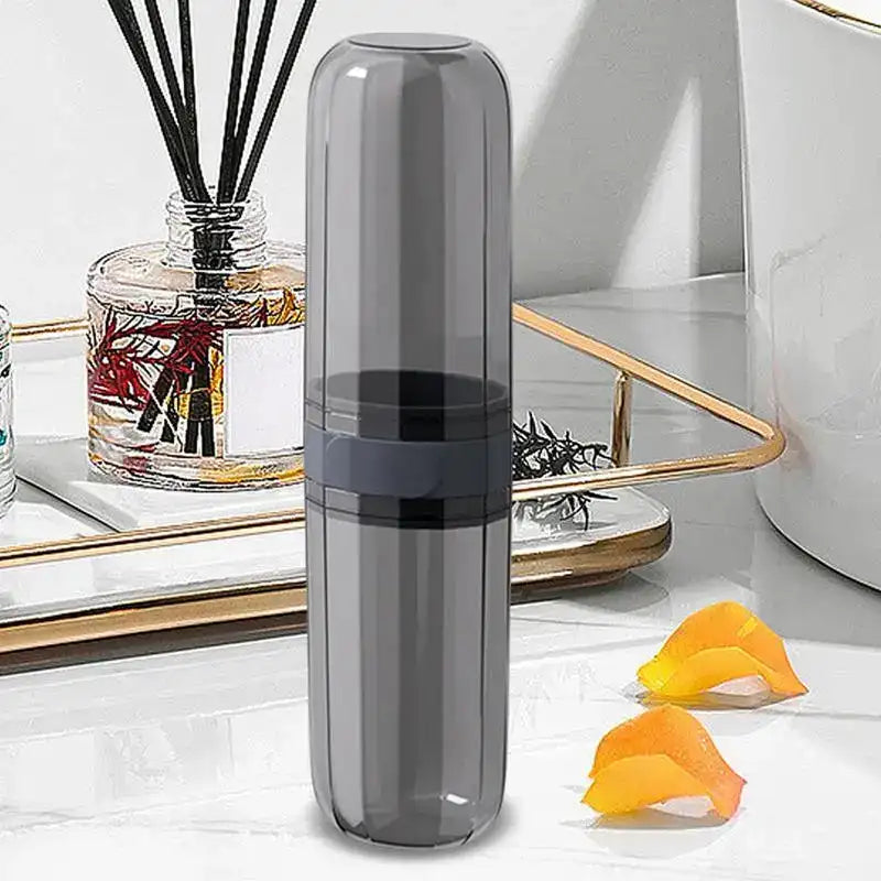 Dust-Proof Toothbrush & Toothpaste Travel Case – Leak-Proof Hygiene Holder