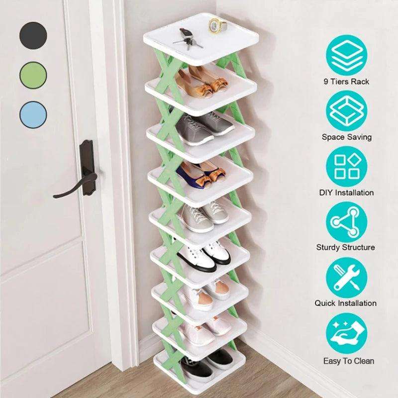 Shoe Organizer Rack – Multi-Layer, Detachable, Space-Saving Shelf for Home Use - PulinGO