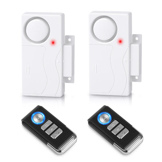 Elecpow Wireless Door & Window Burglar Alarm Kit – Anti-Theft Sensor System with Remote Control for Home Security