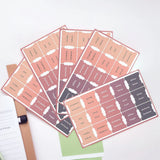 5-Sheet Bible Index Label Stickers – Self-Adhesive Tabs for Study & Reading