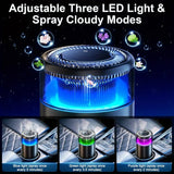 Smart Car Air Freshener – Ambient Light Mist Diffuser with Auto On/Off & Adjustable Fragrance Intensity