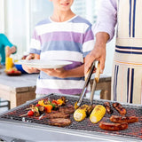 “Portable Charcoal BBQ Grill – Stainless Steel Folding Barbecue Tool Kit for Outdoor Cooking, Camping & Picnics”