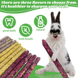 Natural Petal Grass Teething Sticks – Organic Dental Chew Toy for Puppies, Kittens & Small Pets to Promote Healthy Teeth & Gums